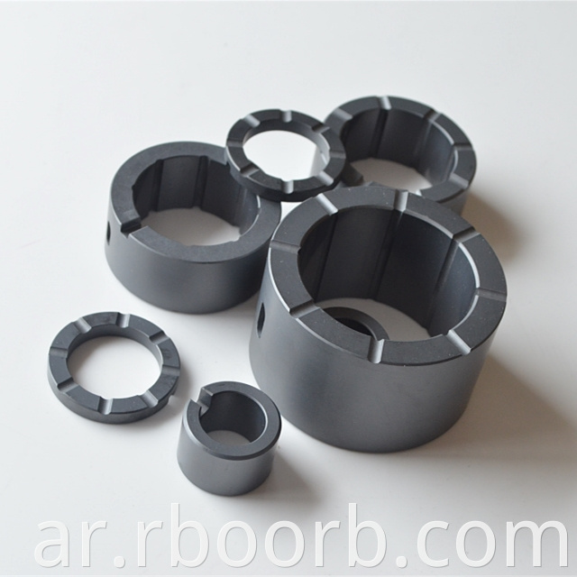 Mirror polish silicon carbide ceramic seal ring